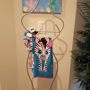 NWT Justice scarf and mittens